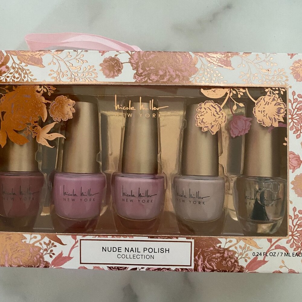 Nicole Miller Shimmery Polish Collection,Long-Lasting Shine for Radiant Nails